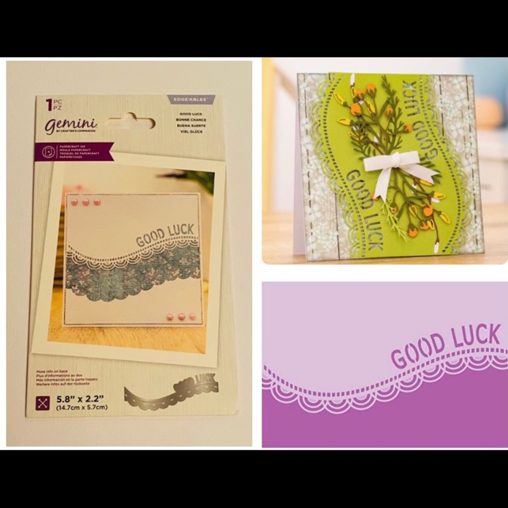 Good Luck Edgeable Die Cut